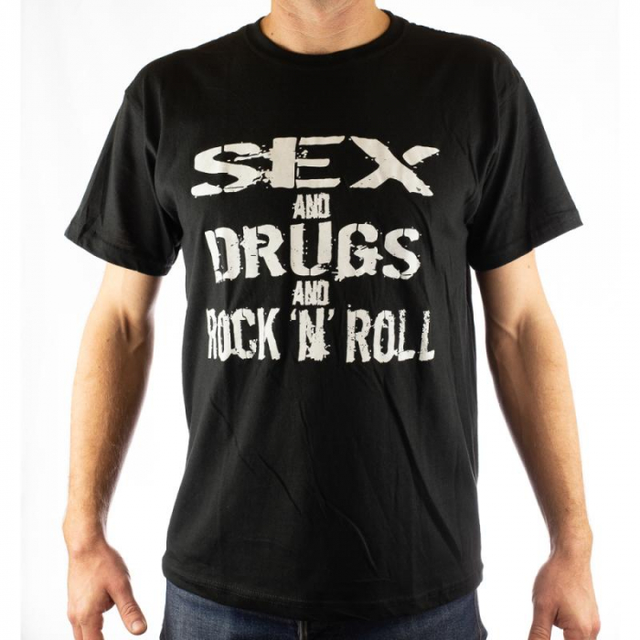 Tricou Sex and Drugs and Rock 'n' Roll marime [3]