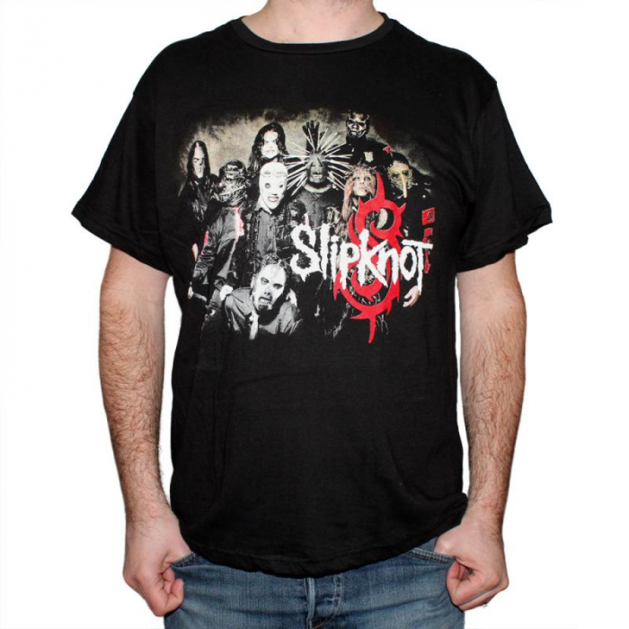 Tricou Slipknot - Logo & Band - 145 grame [1]
