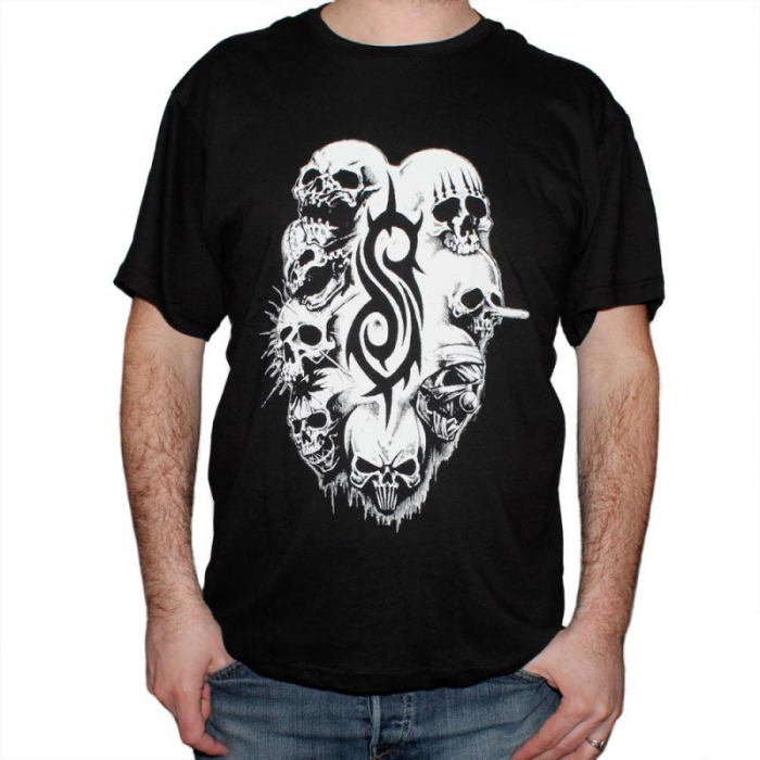 Tricou Slipknot - White Logo - 145 grame [1]