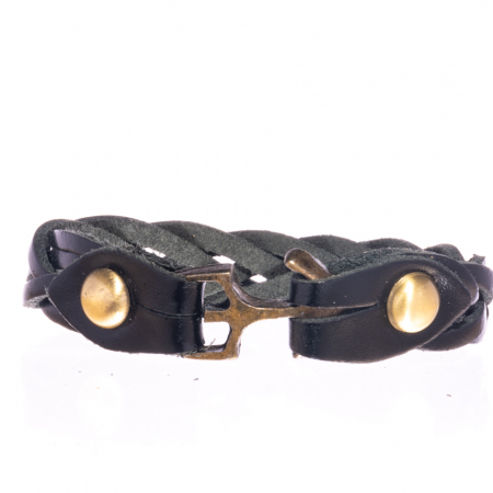 Bratara ingusta impletita - Negru [1]