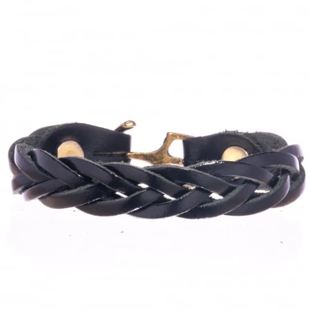 Bratara ingusta impletita - Negru [0]