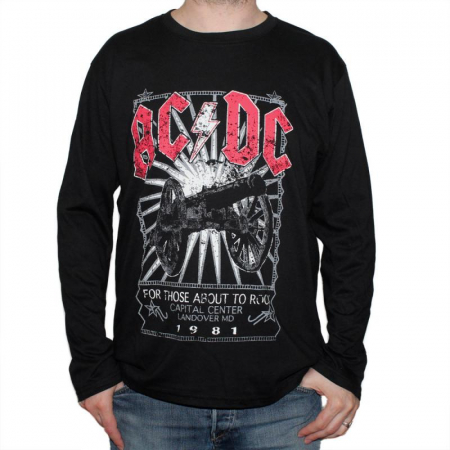 Long Sleeve AC DC - For Those About Rock -1981 [0]