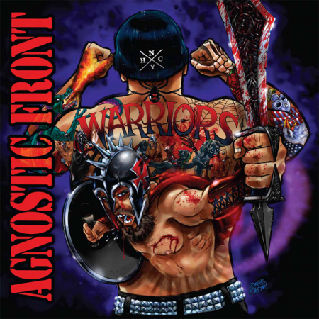 Hardcore - LP AGNOSTIC FRONT - WARRIORS (GRIMACE PURPLE/SEA BLUE)