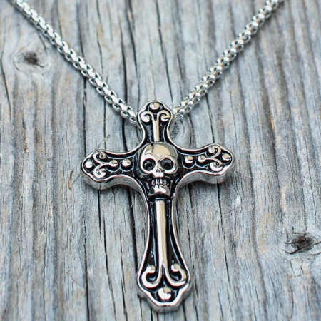 Medalion Stainless Steel - Cross [1]