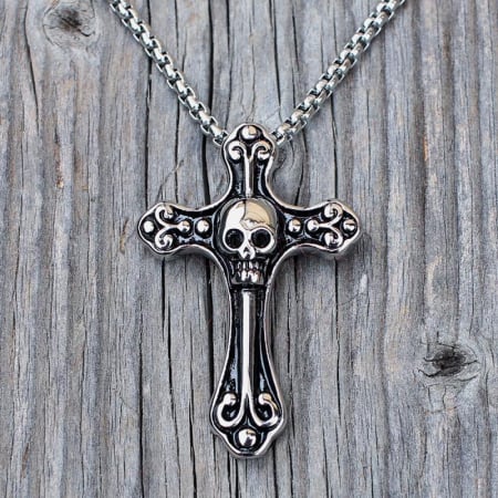 Medalion Stainless Steel - Cross [0]