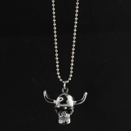 Medalion Stainless Steel - Silver Skull [0]