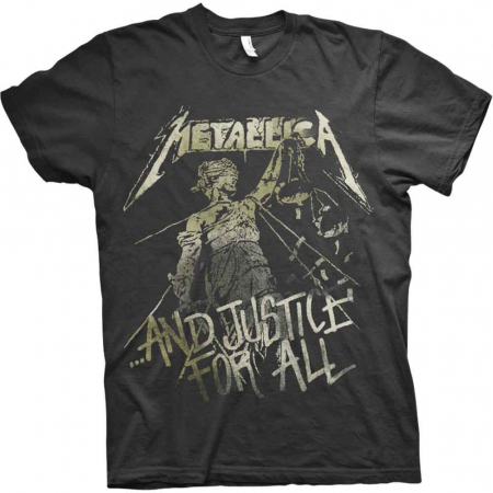 Trupe Rock - Metallica Unisex T-Shirt: Justice Vintage