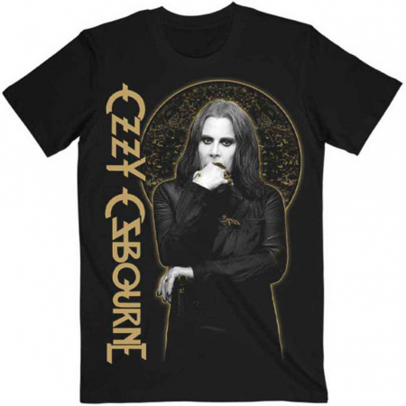 Trupe Rock - Ozzy Osbourne Unisex T-Shirt: Patient No. 9 Gold Graphic