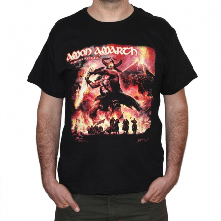Trupe Rock - Tricou Amon Amarth - Surtur Rising - Fruit of the Loom ValueWeight