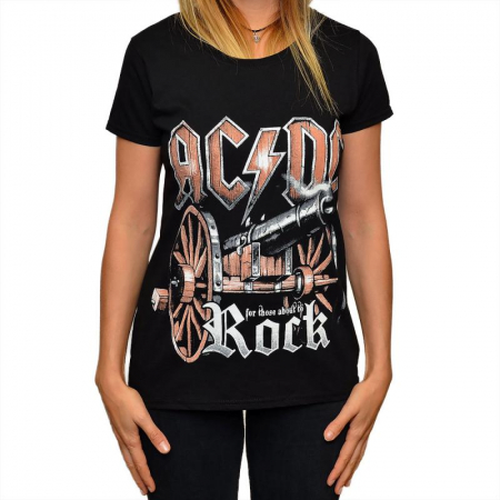 Tricou Femei AC DC - For those about to rock [0]