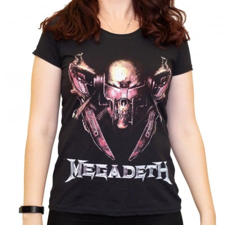 Tricou Femei Megadeth - Rattlehead [0]