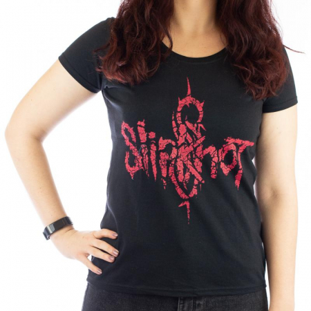 Tricou Femei Slipknot - Red Logo [0]