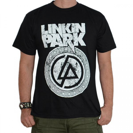 Tricou Linkin Park - White Logo - Fruit Of The Loom [0]