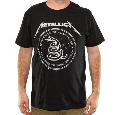 Tricou Metallica - Black Album - 180 grame [0]