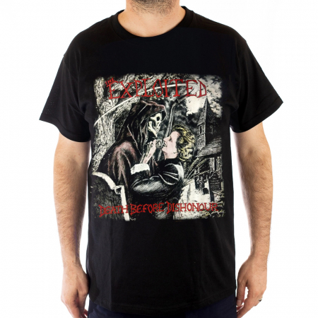 Tricou The Exploited - Death Before Dishonour - 180 grame [0]