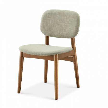 Camere de zi - Scaun de dining din lemn și stofă „Natural Harmony”