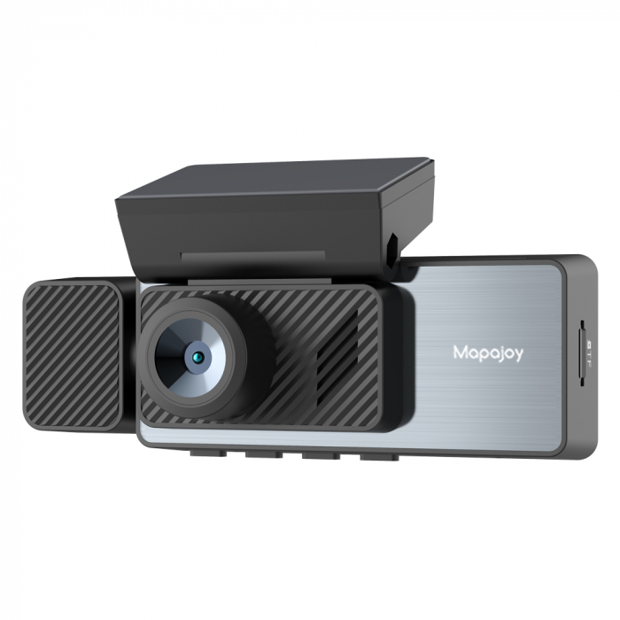Camera Auto De Bord Tripla Mapajoy DRIVE-SAFE, 2K Full HD, GPS inclus, Wi-Fi, Unghi vizual larg 170°, Vedere nocturna, Inregistrare in bucla, Senzor-G coliziune, Camera marsarier,  Card SD 32GB cadou [4]