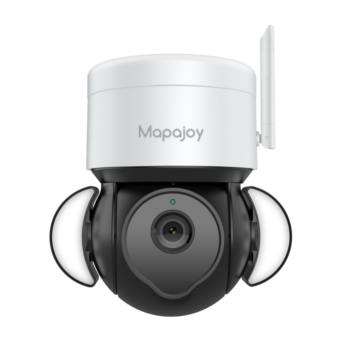 Camera de supraveghere Wireless Mapajoy, 8MP Full HD, Comunicare bidirectionala, Detectare miscare, Exterior si Interior, Color Night Vision, Rotire automata, Zoom 4x, Alb [2]