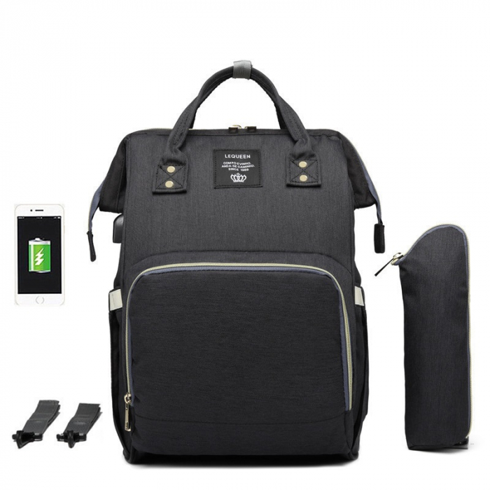 Rucsac multifunctional pentru mamici Black Queen [1]