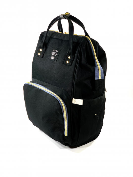 Rucsac multifunctional pentru mamici Black Queen [5]