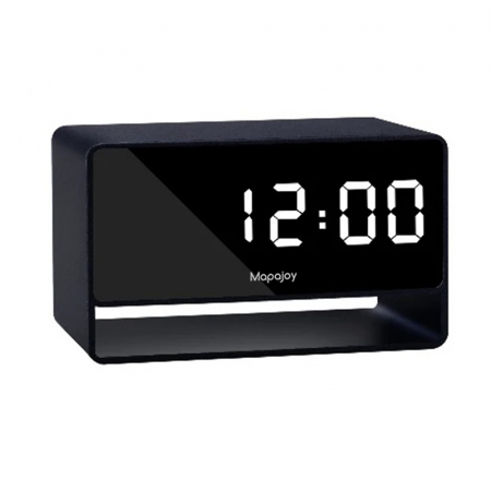 Dispozitive spionaj - Camera Spion in Ceas de Birou Mapajoy, Wi-Fi, FullHD, Autonomie 8 ore, Night Vision, Detectia miscarii, Reincarcabila
