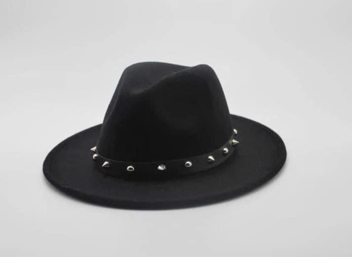 Palarie Barbati Neagra Handmade cu bentita detasabila cu tinte [2]