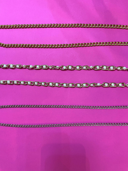 Palarie Neagra Handmade cu bentita si lant detasabil [7]