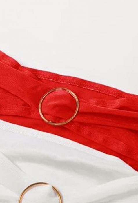 Salopeta cu accesorii aurii [4]