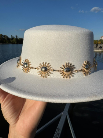 Canotiera Alba Handmade cu lant auriu sau argintiu detasabil [5]