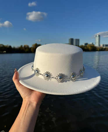 Canotiera Alba Handmade cu lant auriu sau argintiu detasabil [4]