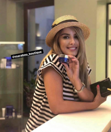 Canotiera Handmade din paie cu bentita si voaleta cu Stele Albe [10]