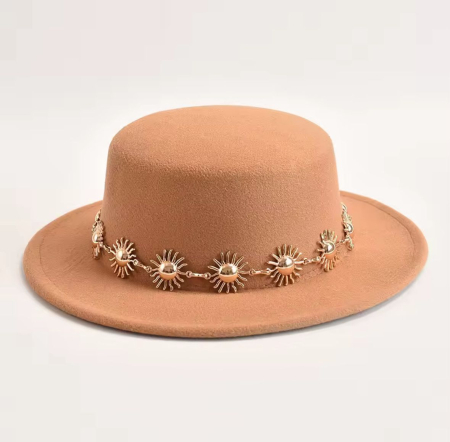 Palarii Dama - Canotiera Maro Handmade cu lant auriu sau argintiu detasabil