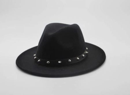Palarie Barbati Neagra Handmade cu bentita detasabila cu tinte [1]