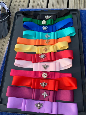 Palarie Bej Handmade cu bentita detasabila la alegere [20]