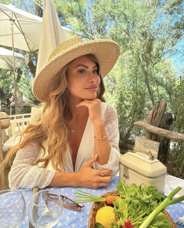 Palarie de Soare Handmade din paie cu Perle pe bor si bentita cu perle [13]