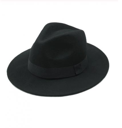 Palarie Neagra Handmade cu bentita detasabila la alegere [18]