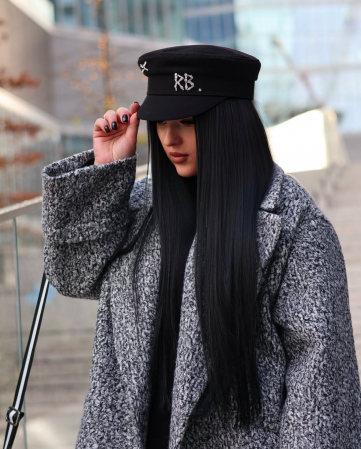 Sapca Neagra Handmade cu cristale [27]