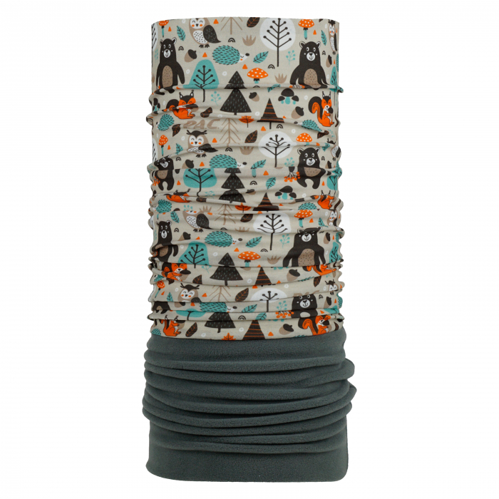 Bandana P.A.C. Kids Recycled Fleece Fox & Bear [1]