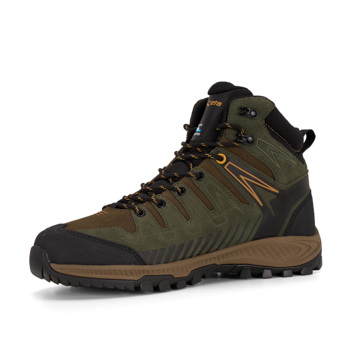 Bocanc Trezeta Thunder Leather Mid WP DARK GREEN HONEY [5]