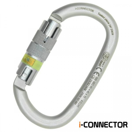 Carabiniera Kong i-Ovalone Otel Carbon Twist Lock