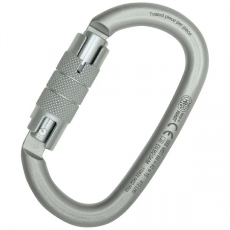 OUTLET - Carabiniera Kong Oval Otel Carbon Twist Lock 