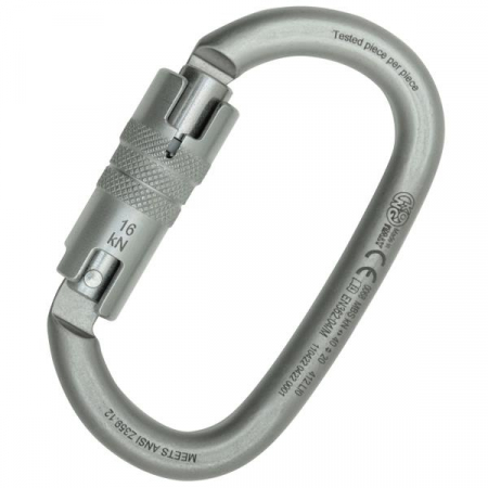 Carabiniera Kong Oval Otel Carbon Twist Lock ANSI