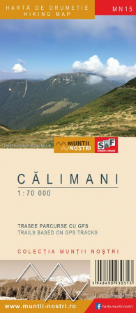 Harti, publicatii - Harta Muntii Nostri Calimani