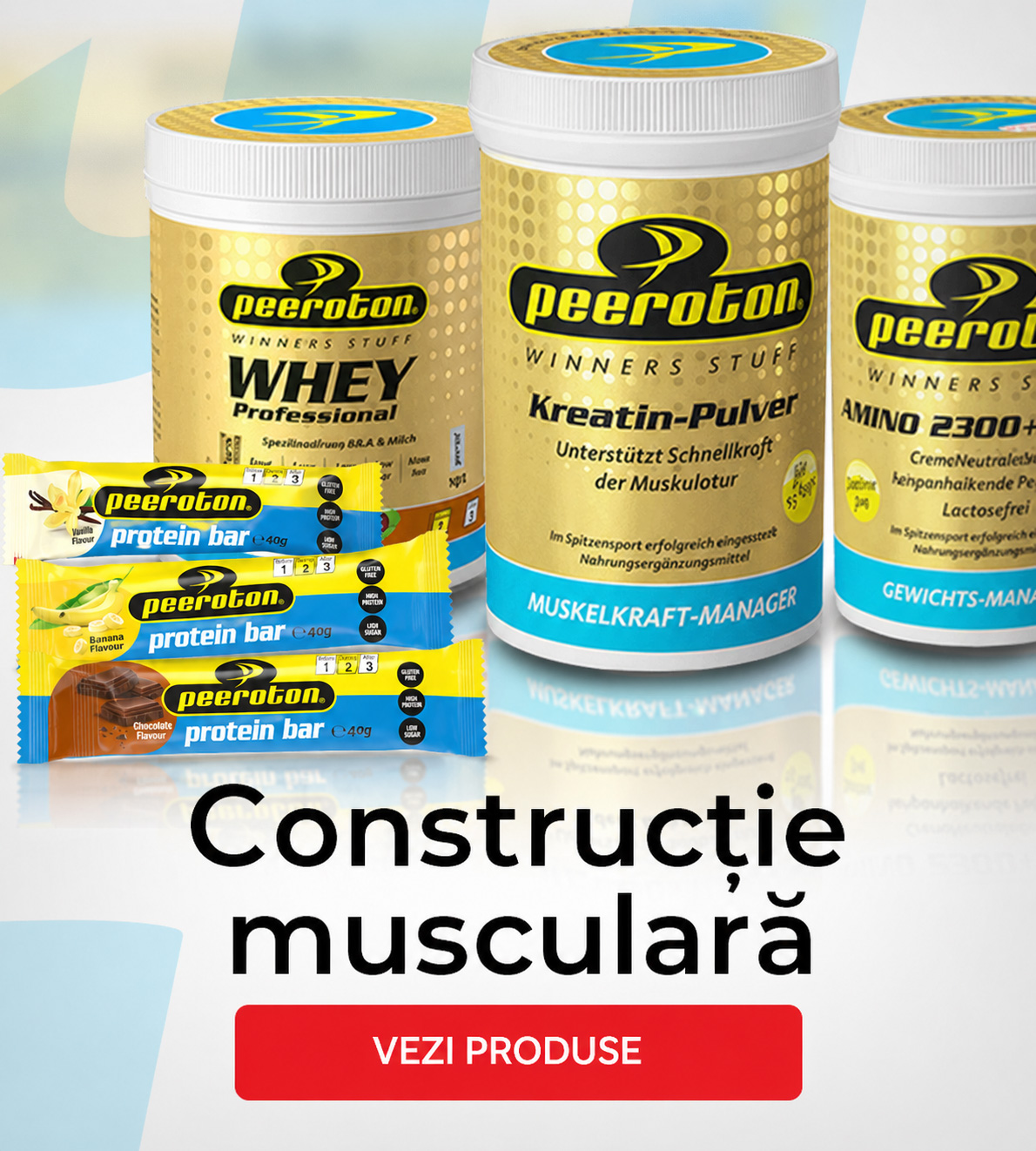 REFACERE MUSCULARA - shake-uri proteice, aminoacizi