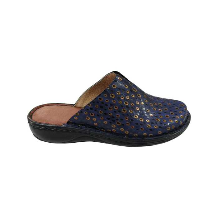 Oferta Saboti Dama Piele 3006 albastru cu buline [2]