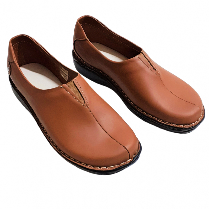 Pantofi femei piele naturala 9000 camel [3]