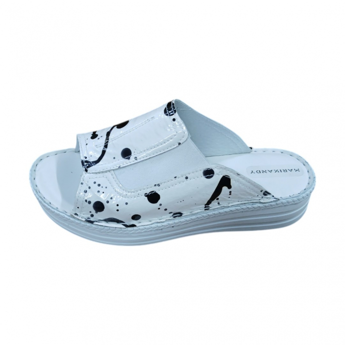 Papuci femei piele naturala 432 dalmatian [3]