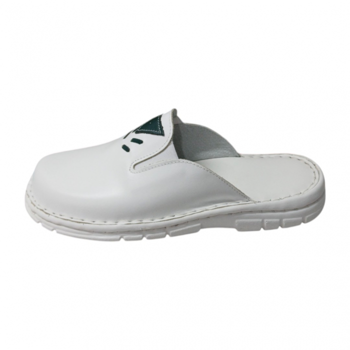 Saboti barbati piele naturala 8008 alb [2]