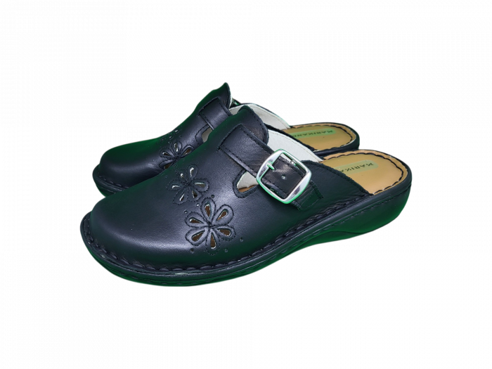 Saboti dama piele naturala 7015-negru [3]