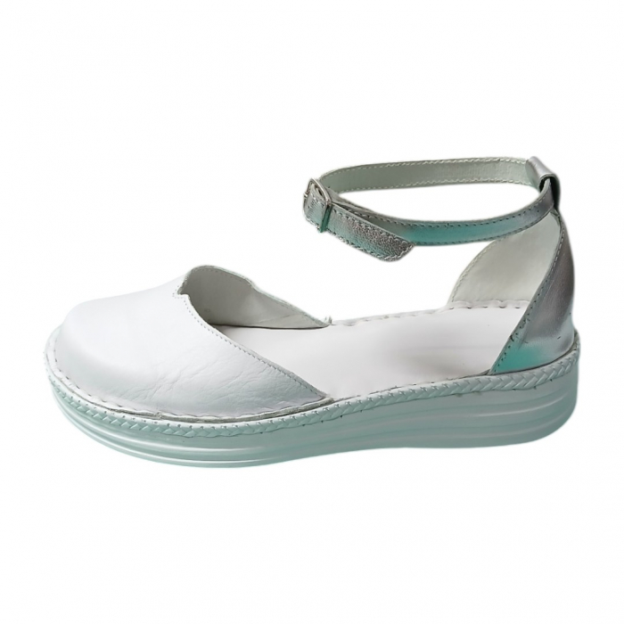 Sandale dama alb piele naturala Kitty [3]